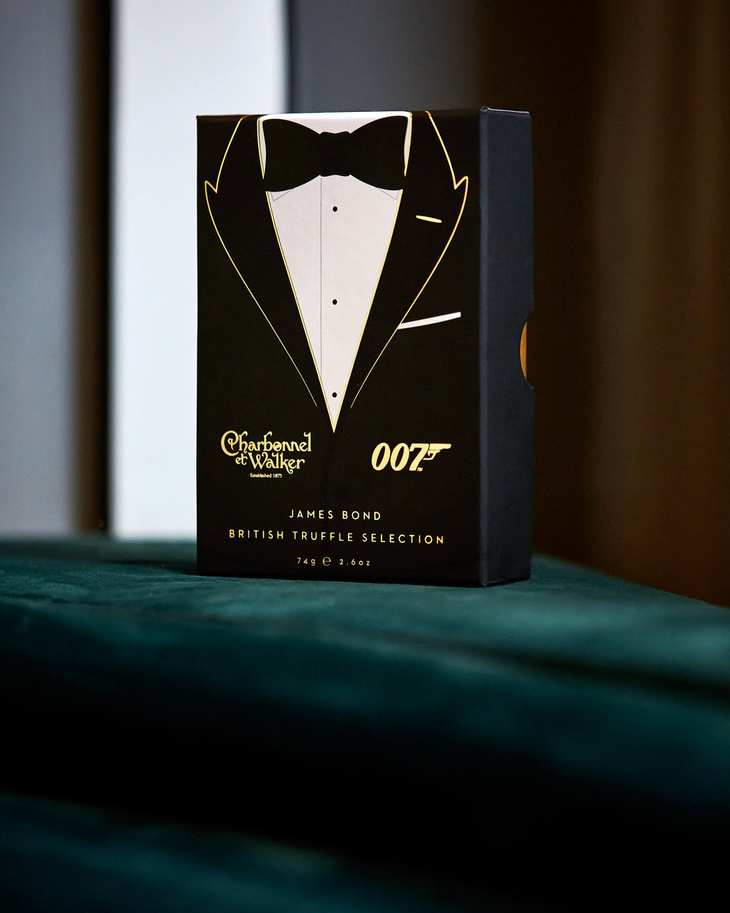 James Bond Black Tie Truffle Selection Box - 6 pieces