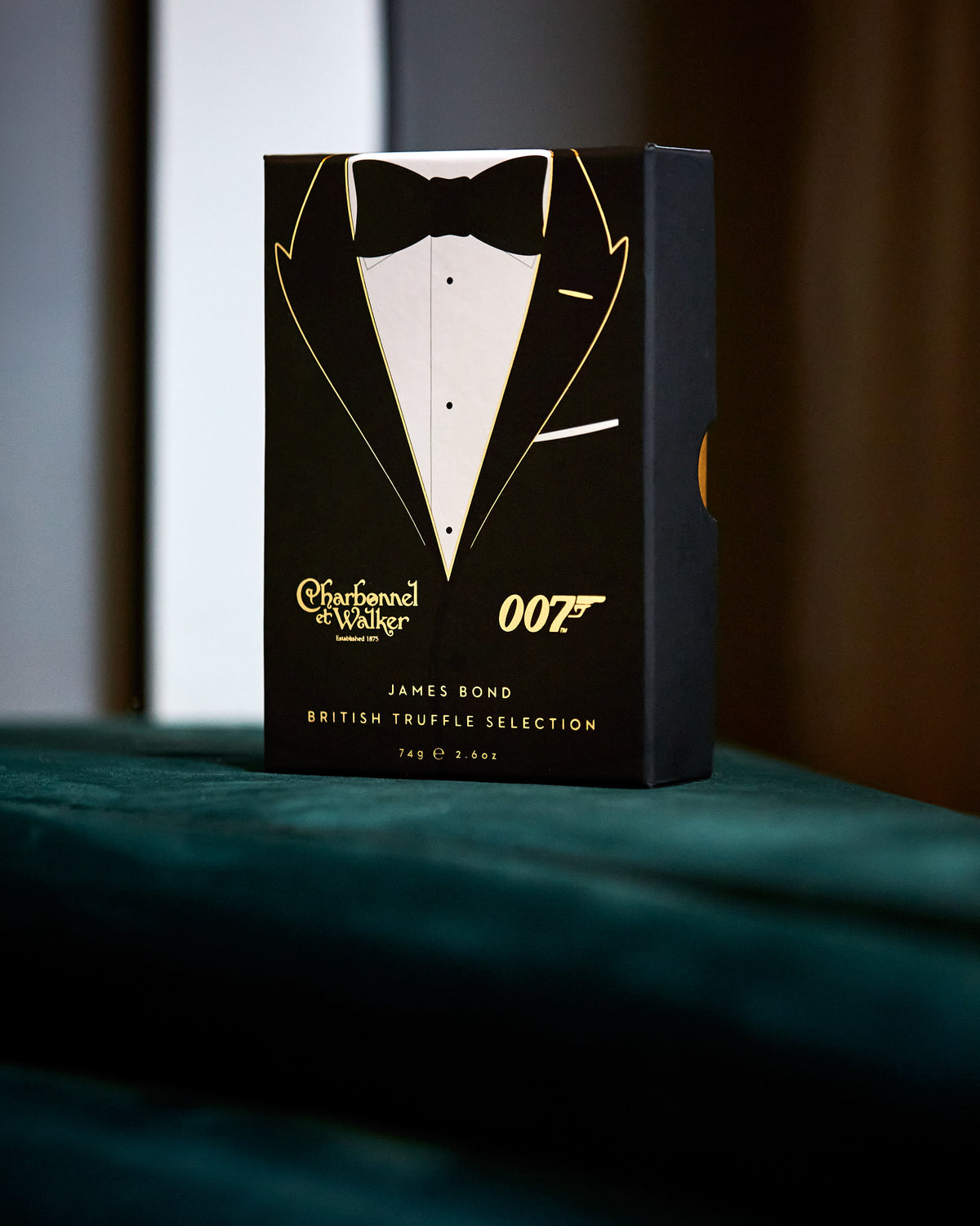 James Bond Black Tie Truffle Selection Box - 6 pieces