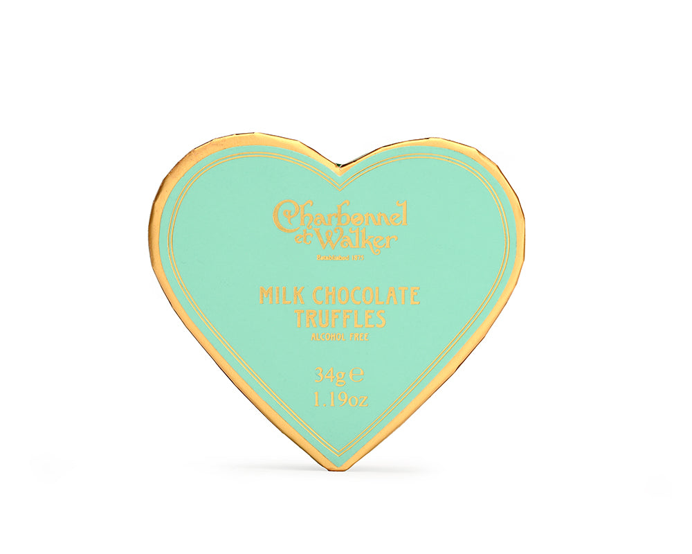 Milk Chocolate Mini Heart - Green