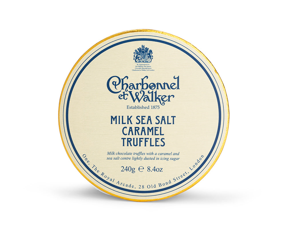 Milk Sea Salt Caramel Chocolate Truffles - double layer