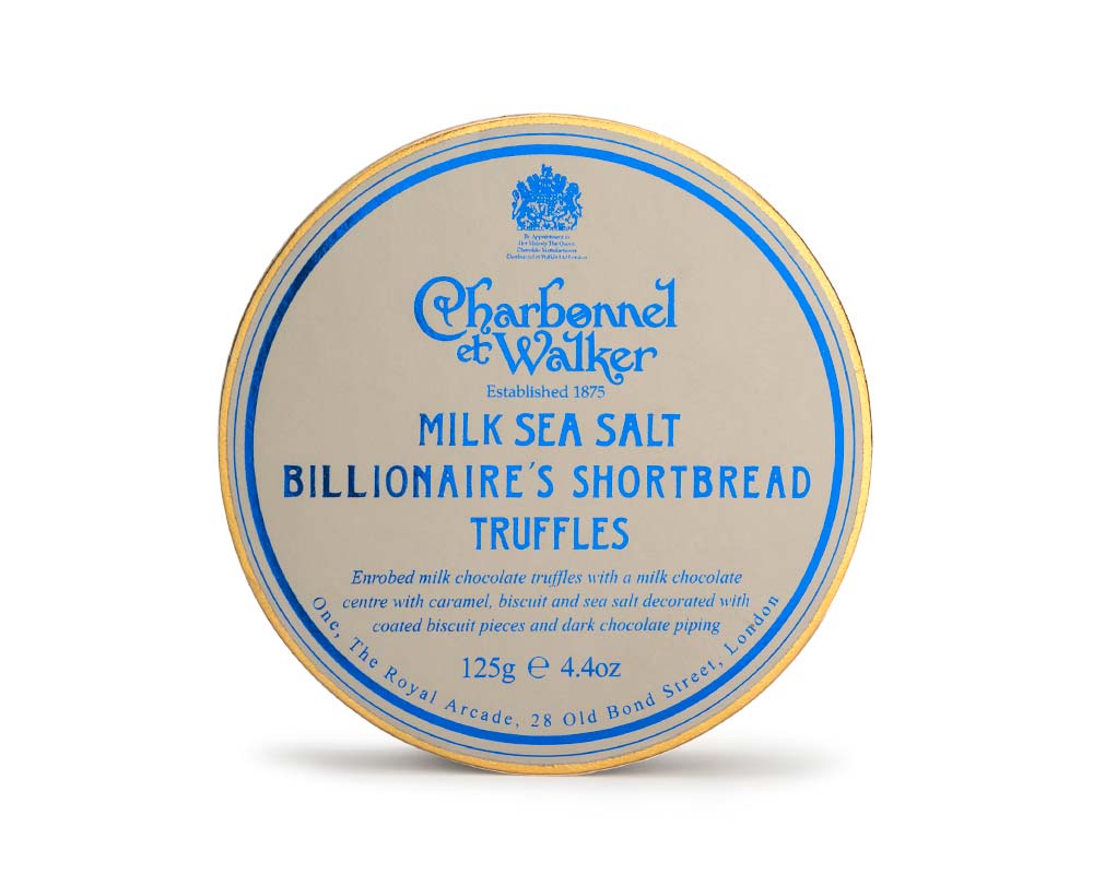 Milk Chocolate Sea Salt Billionaire's Shortbread Truffles