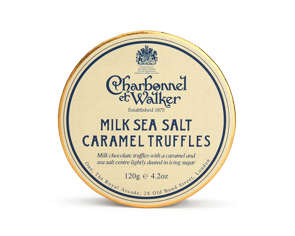 Milk Sea Salt Caramel Chocolate Truffles- single layer